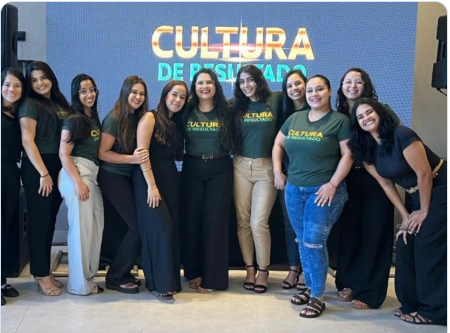 Equipe do setor SONDAGEM com Nayara Silva